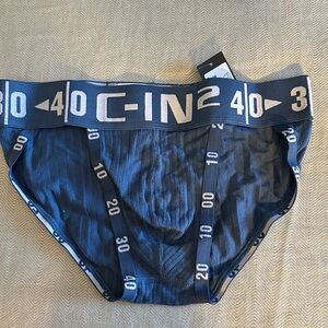 C-IN2 Men’s  Barran Blue Briefs | Medium | NWT